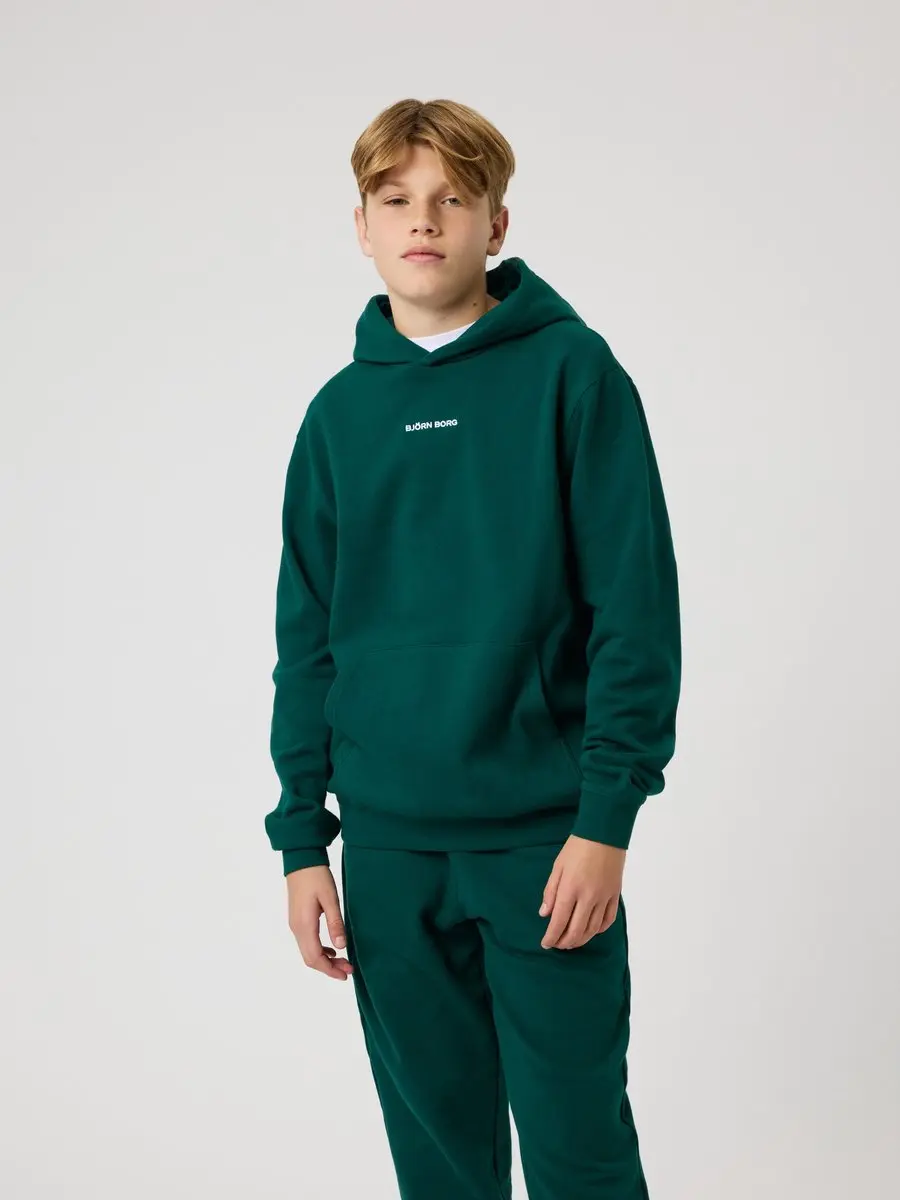 Björn Borg Classic Hoodie Jongens 146-152 - Rain Forest Groen
