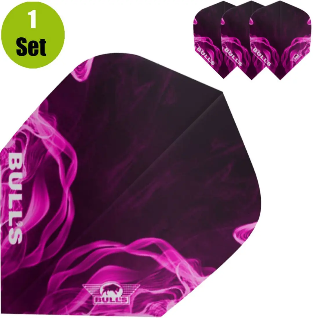 Bulls Powerflite Smoke Dartflights BU-50906 - Roze
