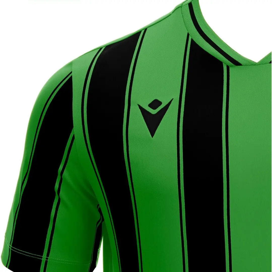 Macron Sceptrum Shirt Heren Korte Mouw - Groen/zwart XXL