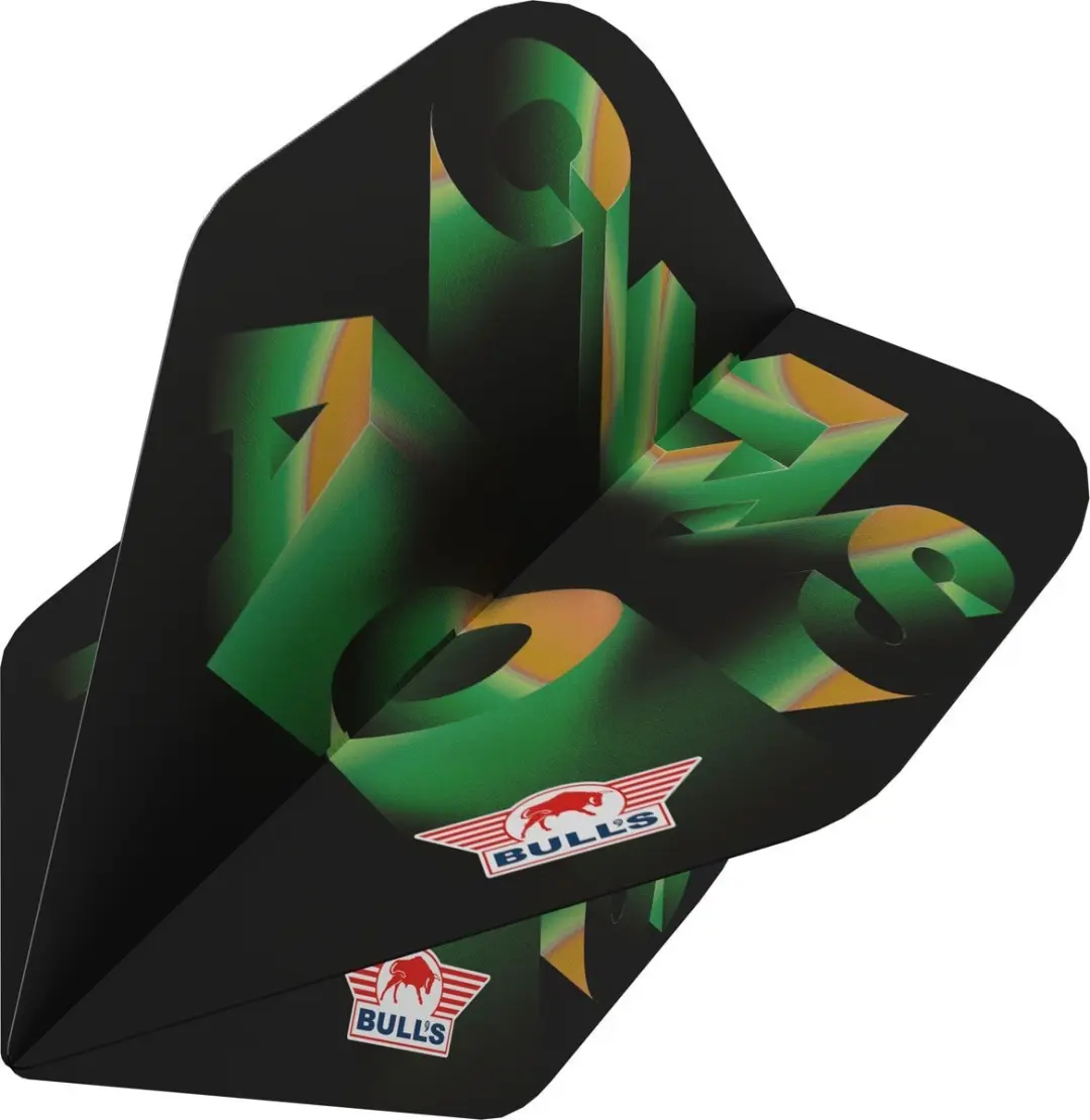 Bull's Chaos Green NO2 Dart Flights