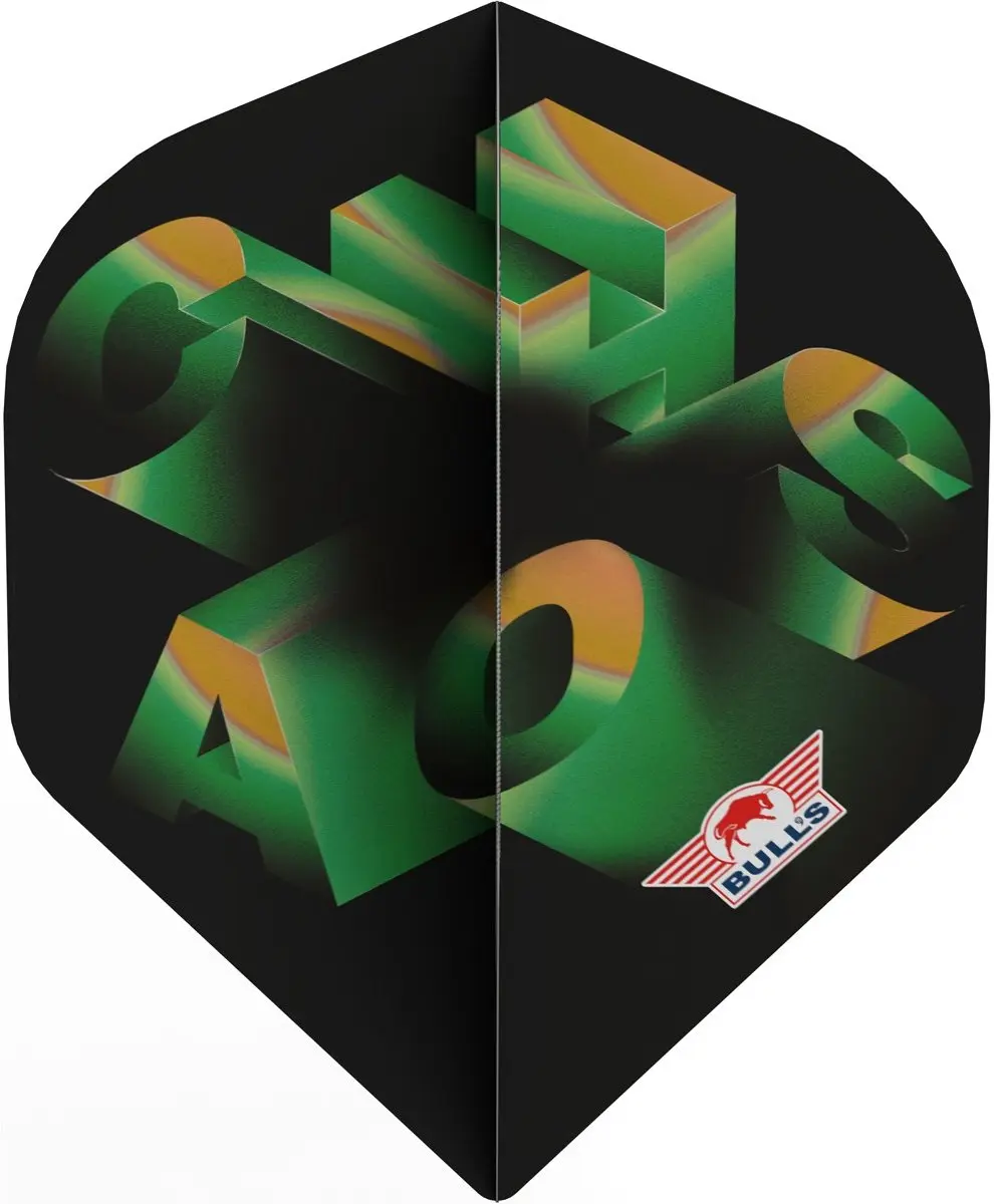 Bull's Chaos Green NO2 Dart Flights