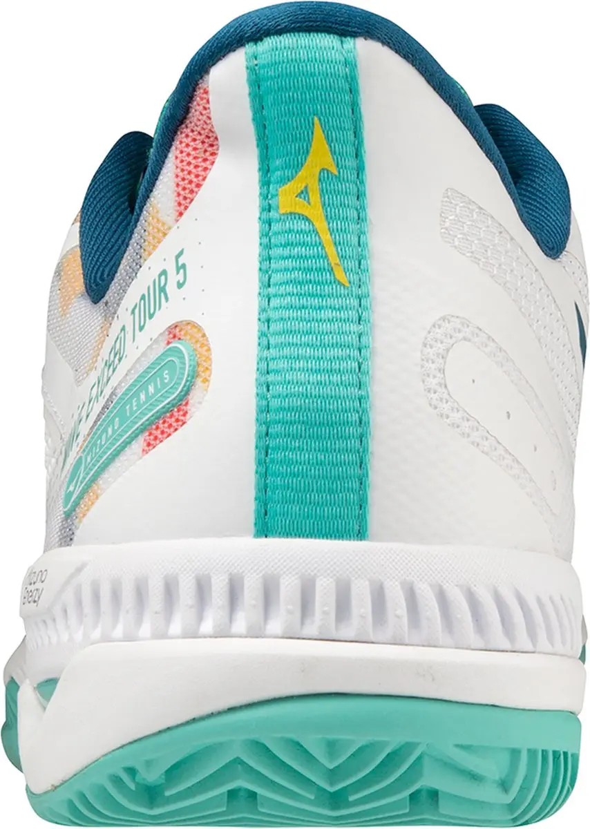 Mizuno Wave Exceed Tour 5 Tennisschoenen - Dames 37 - Wit - afbeelding 6 van 6