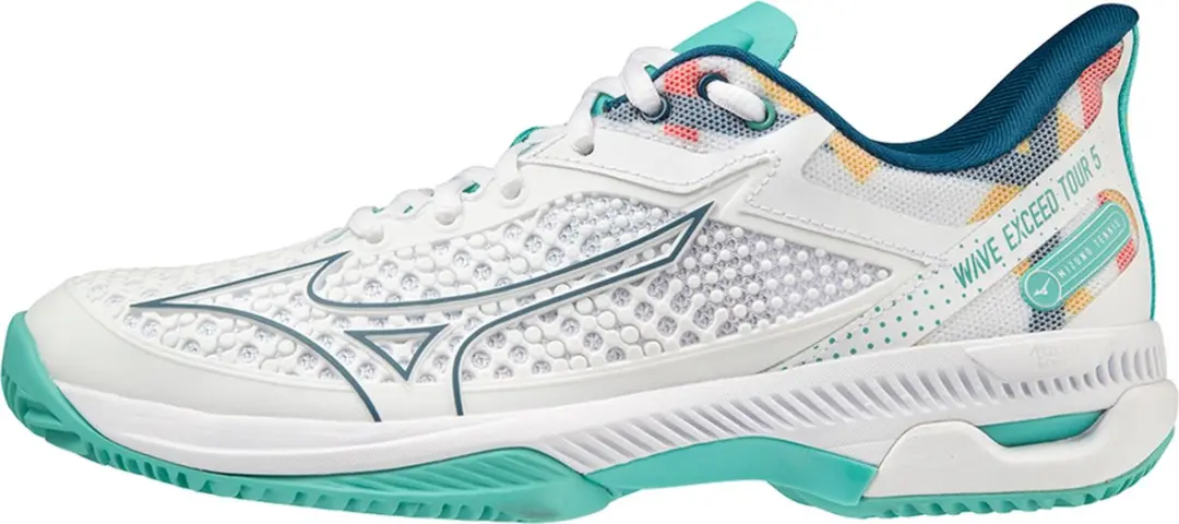 Mizuno Wave Exceed Tour 5 Tennisschoenen - Dames 37 - Wit