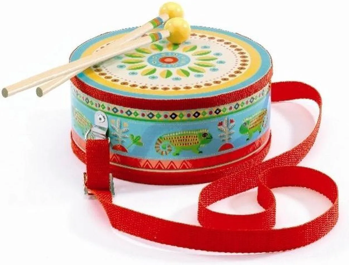 Djeco Tambour Muziekinstrument - Multicolor - afbeelding 4 van 4