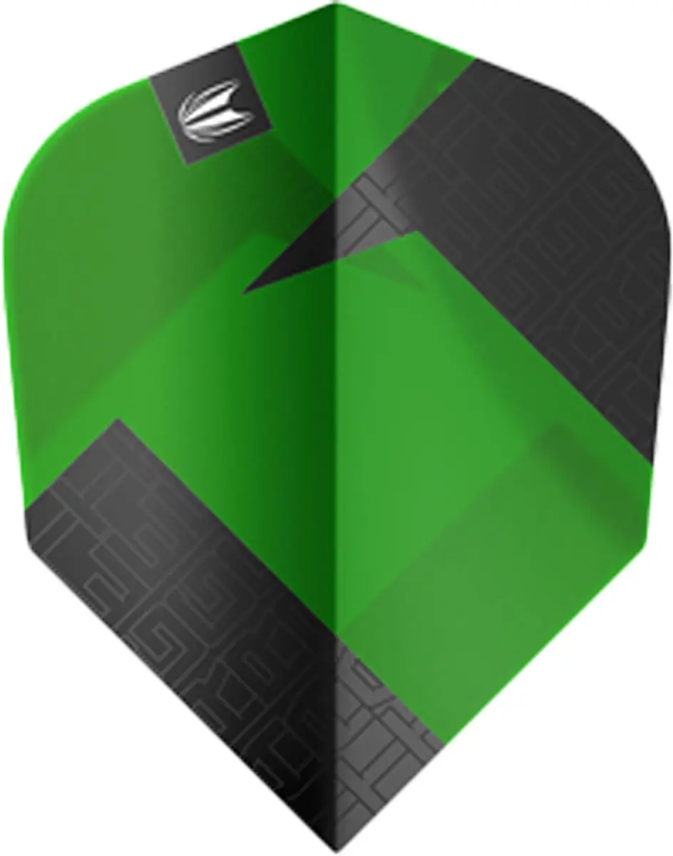 Target Tag 3 Set TA-337760 Dart Flights - Zwart/ Groen