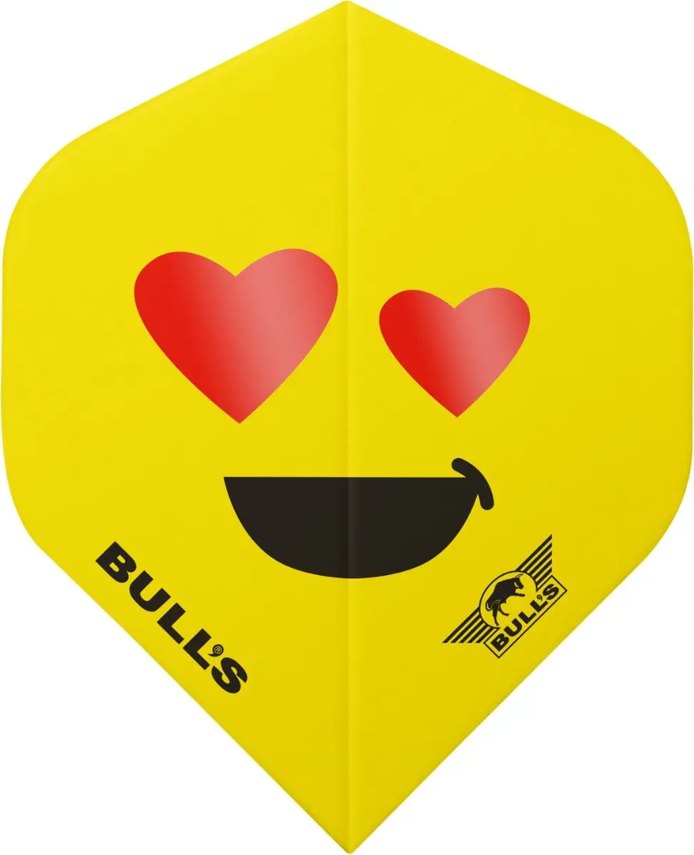 Bull's Smiley 100 Heart-eyes Dart Flights BU-50892