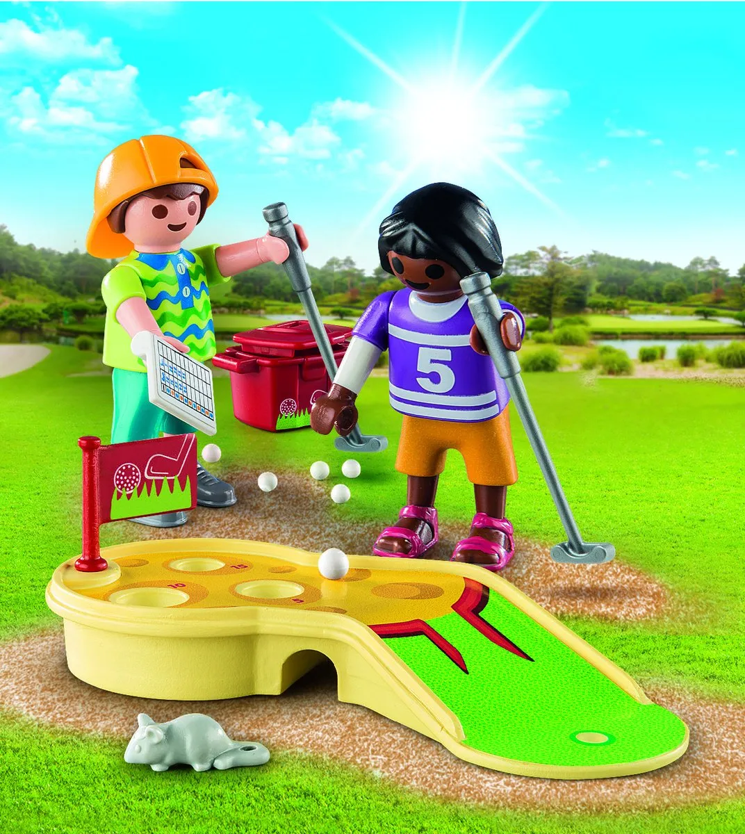 Playmobil Minigolf 9439 - Multicolor - afbeelding 6 van 6