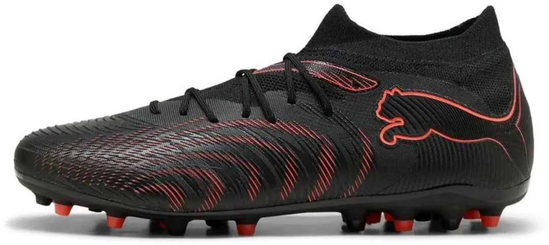 PUMA Future 9 Match MG Sneakers - 40.5 - Puma Black/Glowing Red/Strong Gray