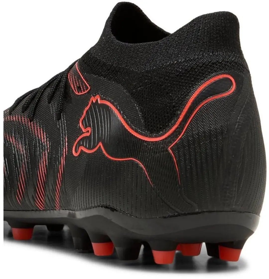 PUMA Future 9 Match MG Sneakers - 40.5 - Puma Black/Glowing Red/Strong Gray