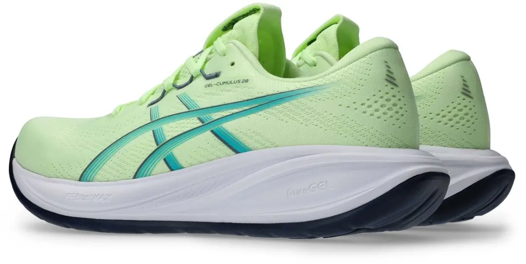 ASICS Gel-Cumulus 28 Hardloopschoenen - 44.5 Geel - afbeelding 2 van 6