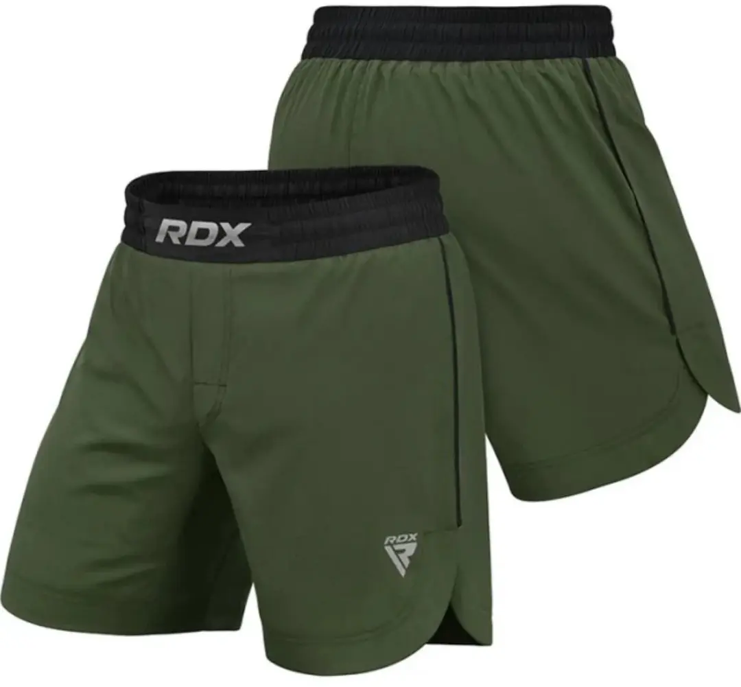 RDX Sports MMA-SHORT T15 Trainingsbroek - S - Legergroen