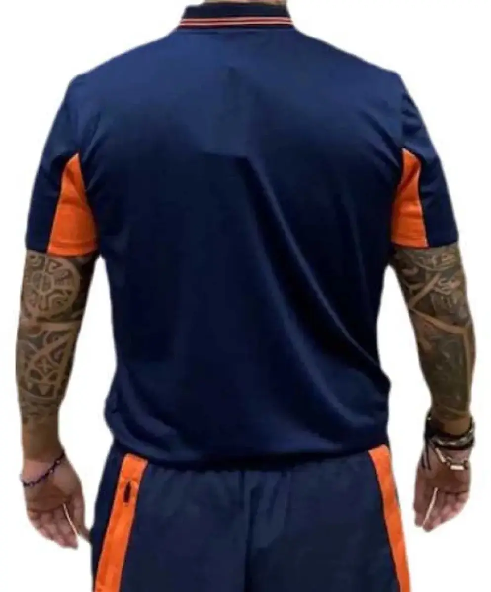 Umbro Pro Training Polo - S - Dark Navy/Vermillion