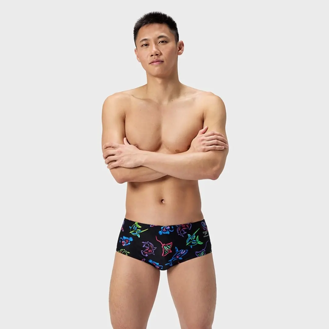 Speedo ML Printed Zwemslip 32 - Zwart - afbeelding 3 van 6