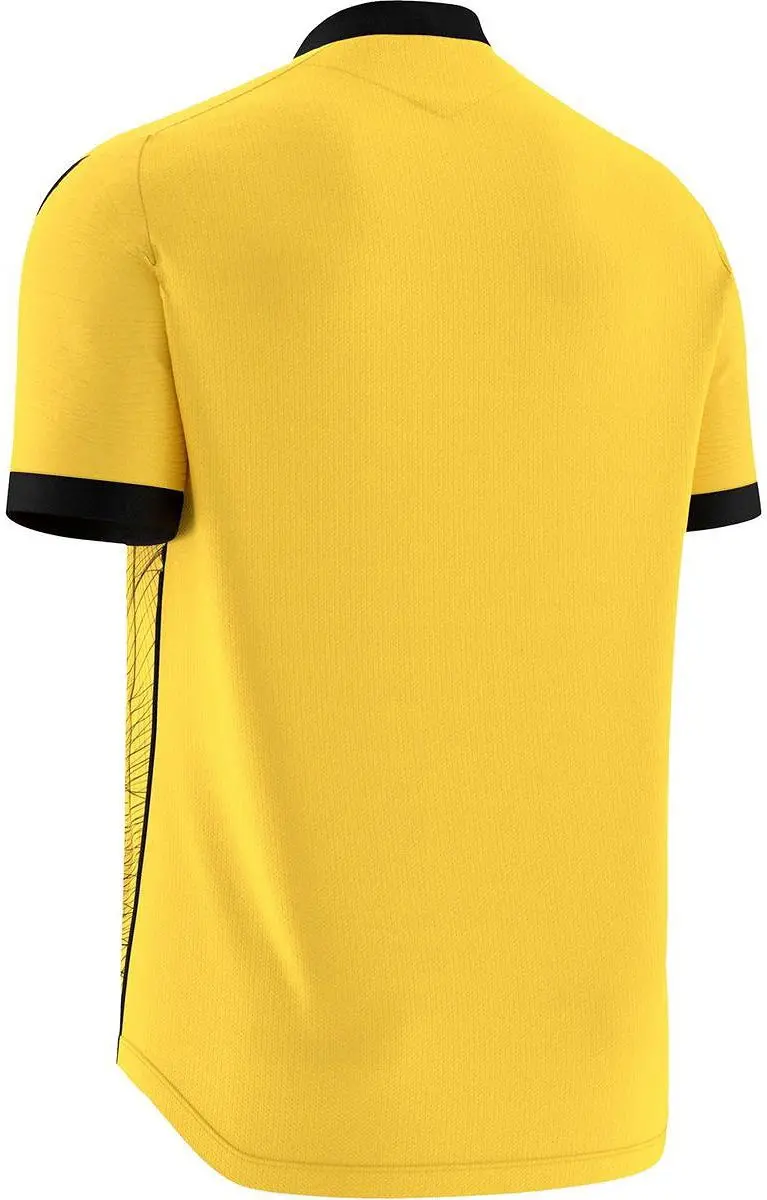 Macron Wyvern Eco Shirt Korte Mouw Heren - Geel/Zwart L - afbeelding 6 van 6