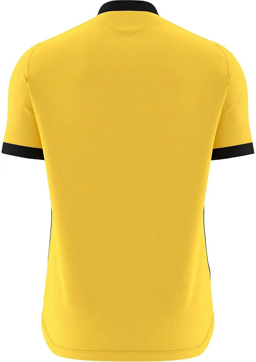 Macron Wyvern Eco Shirt Korte Mouw Heren - Geel/Zwart L - afbeelding 2 van 6