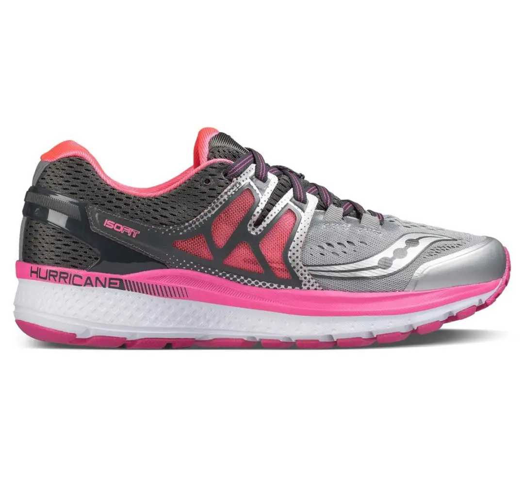 Saucony Hardloopschoenen 38.5 - Grijs/roze/zilver - afbeelding 2 van 5