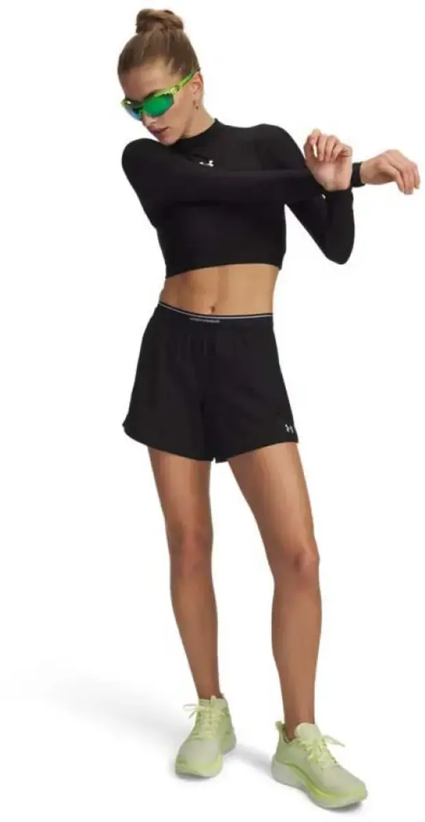 Under Armour Vanish Woven Sportshirt Dames - M 38 - Zwart