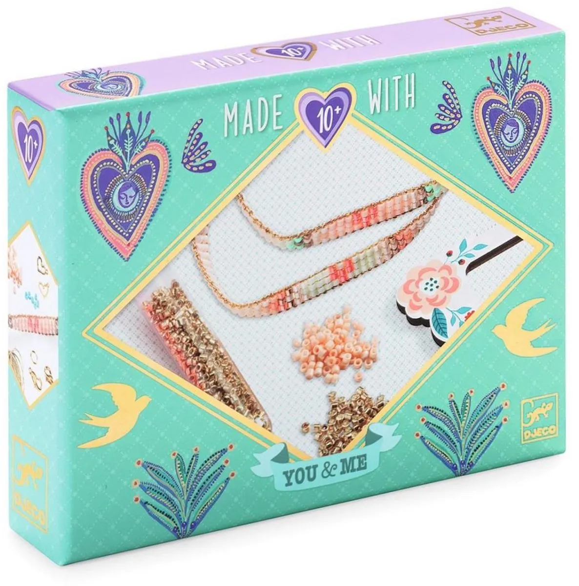 Djeco Miyuki & Hearts Armbanden Set - Multicolor