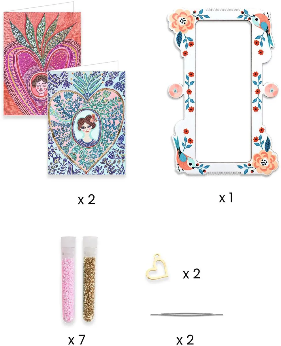 Djeco Miyuki & Hearts Armbanden Set - Multicolor