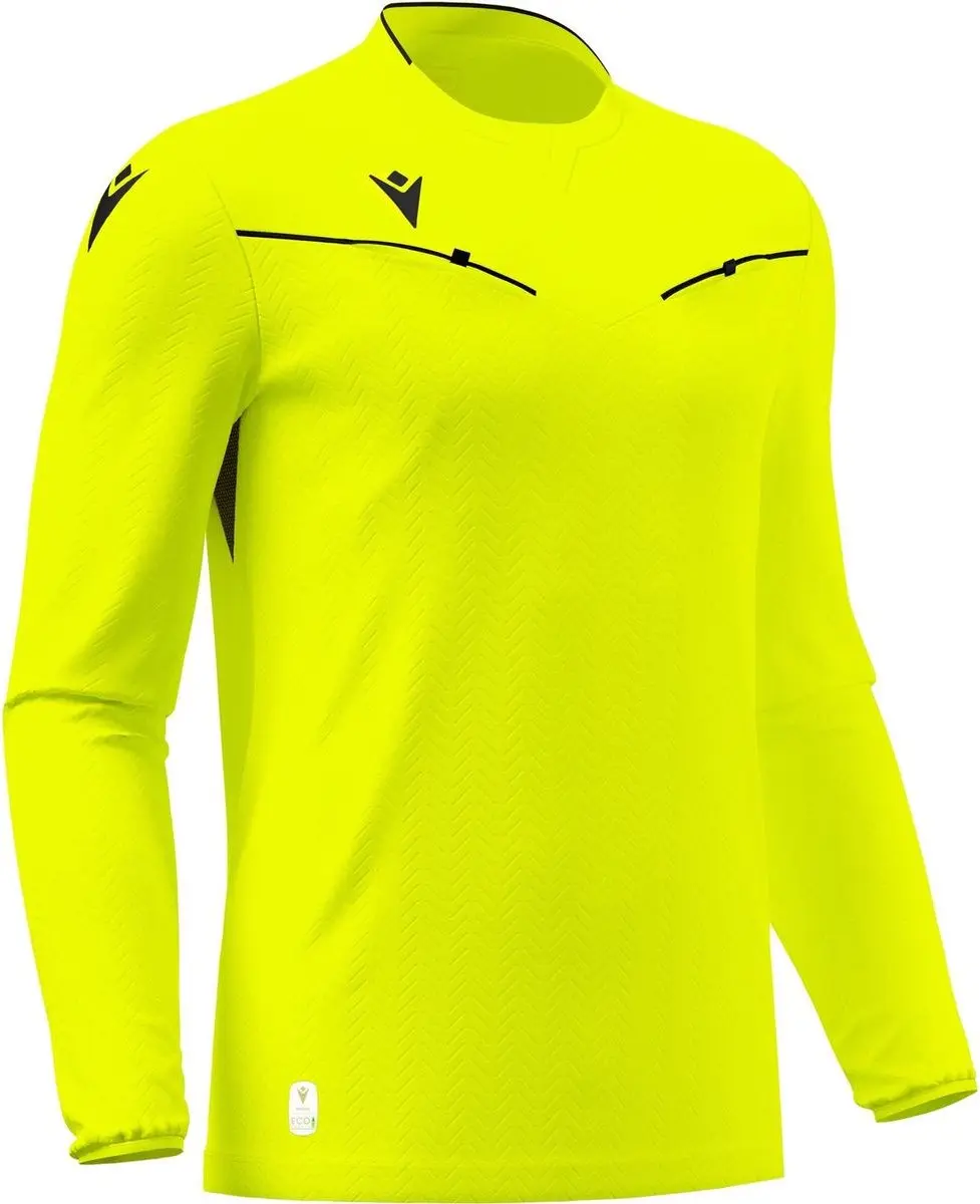 Macron Ponnet Eco Scheidsrechtersshirt Heren - Fluogeel - XXL