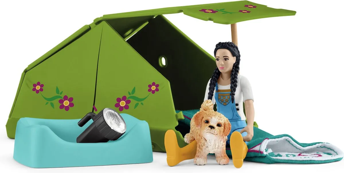 Schleich Horse Club Kampeeravontuur met Kim 42745 - Multikleur