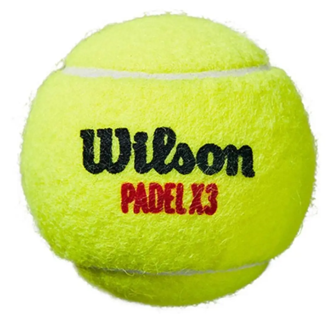 Wilson Padel X3 Padelballen - 3 Stuks - Geel