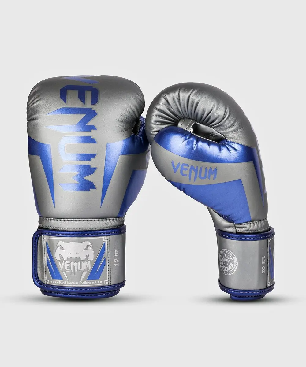 Venum Elite Bokshandschoenen 12 oz - Grijs Blauw