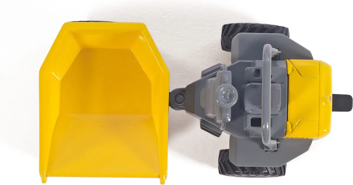 SIKU 3509 Wacker Neuson DW60 Dumper 1:50 - Geel/Grijs Metaal/Kunststof - afbeelding 6 van 6