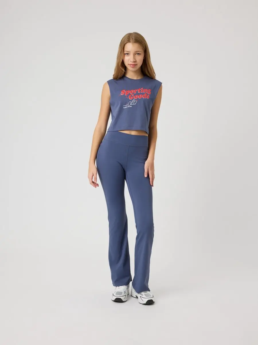Björn Borg Sportbroek Wijde Pijp Meisjes 170 - Nightshadow Blauw