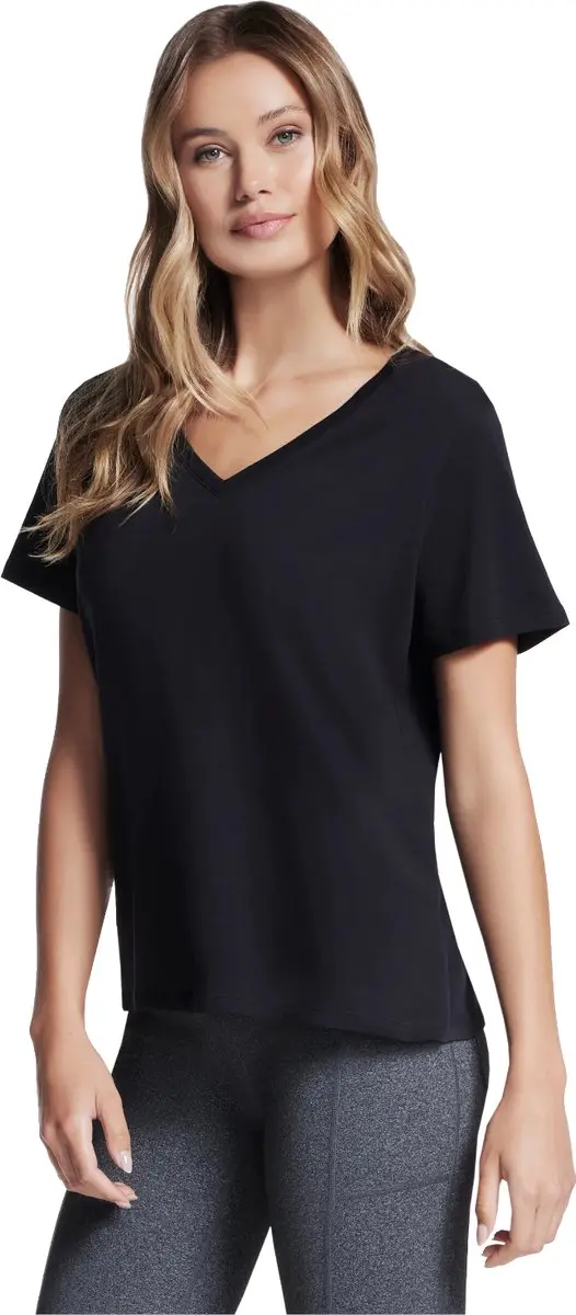 Skechers Pima V-Neck Tee Dames