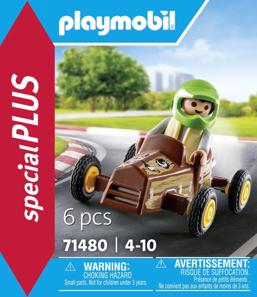 Playmobil Special Plus Kind met Go-Kart 71480 - Blauw - afbeelding 6 van 6