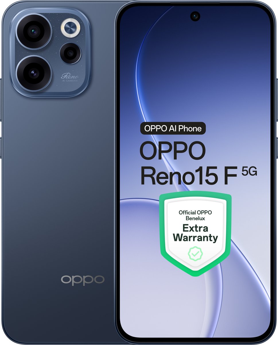 OPPO Reno15 F 5G 8+256GB Twilight Black - Extra Warranty