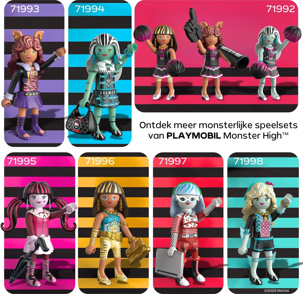 Playmobil Monster High Draculaura & Clawd 72043 - Meerkleurig