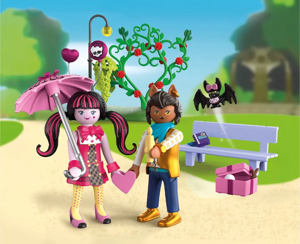 Playmobil Monster High Draculaura & Clawd 72043 - Meerkleurig