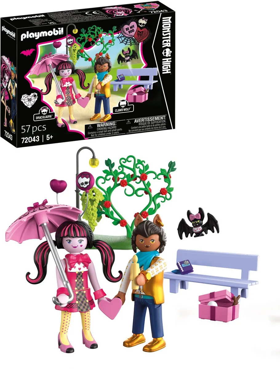 Playmobil Monster High Draculaura & Clawd 72043