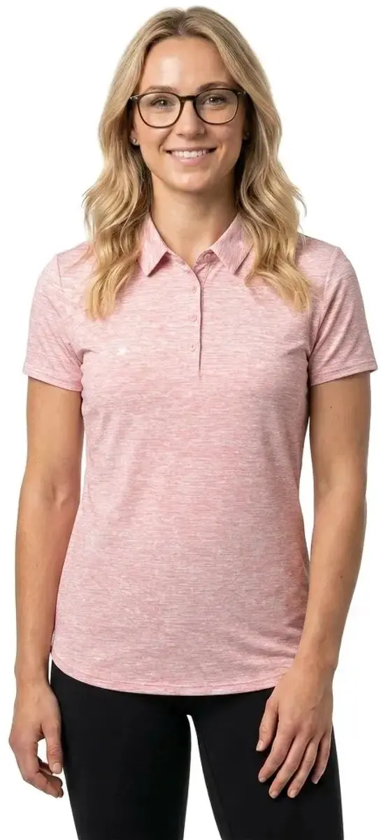 Under Armour Playoff Poloshirt Dames - M - Roze