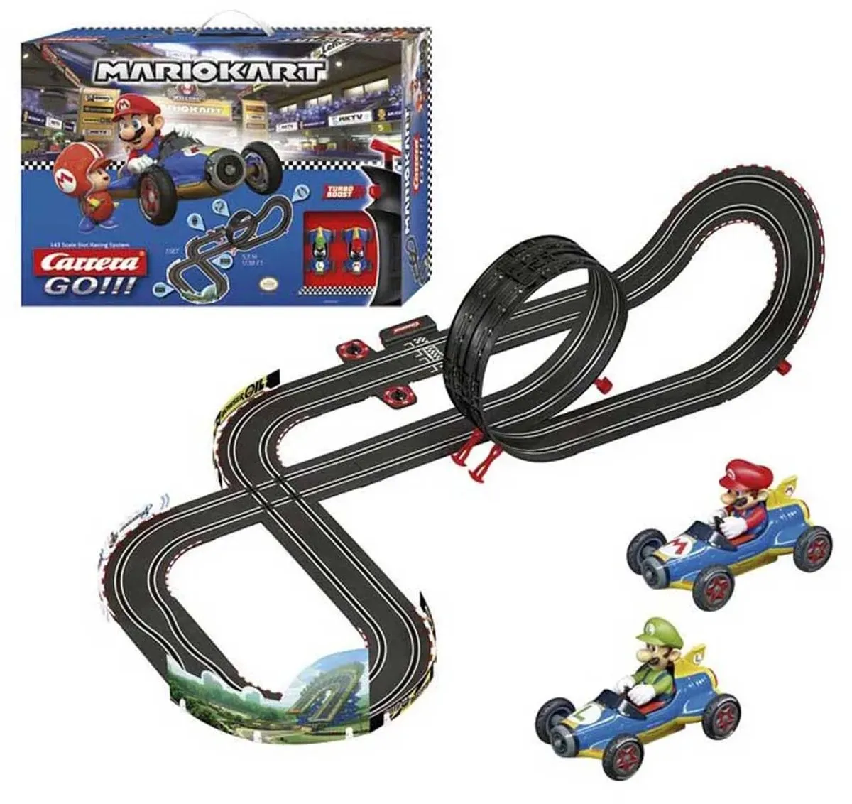 Carrera Go!!! Mario Kart Mach 8 Racebaan CAR20062492 - 5,3m