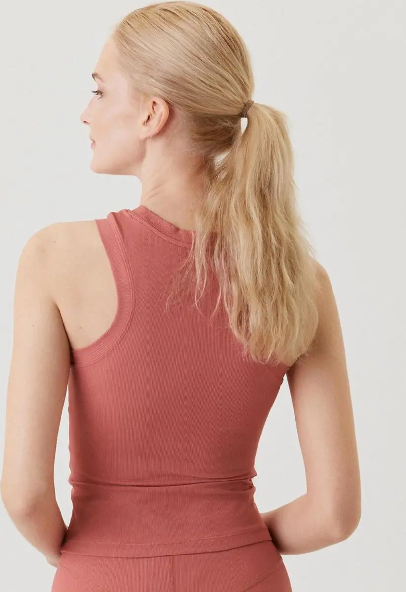Björn Borg Borg Rib Tanktop - Roze - XXL - afbeelding 3 van 3
