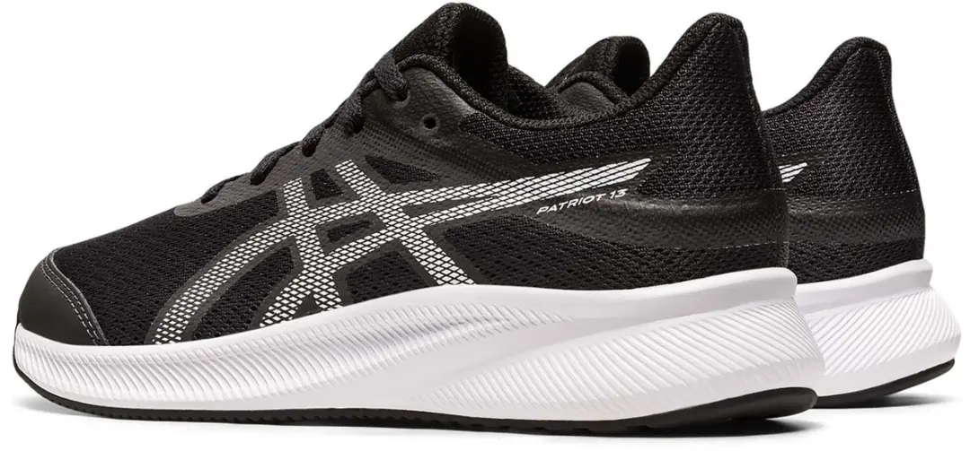 ASICS Patriot 13 GS Kinderhardloopschoenen 35.5 - Zwart