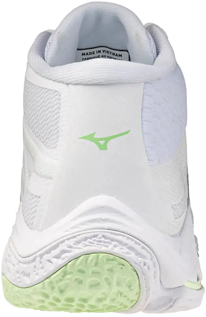 Mizuno Wave Lightning Elite Mid Dames Sportschoenen 37 - Wit