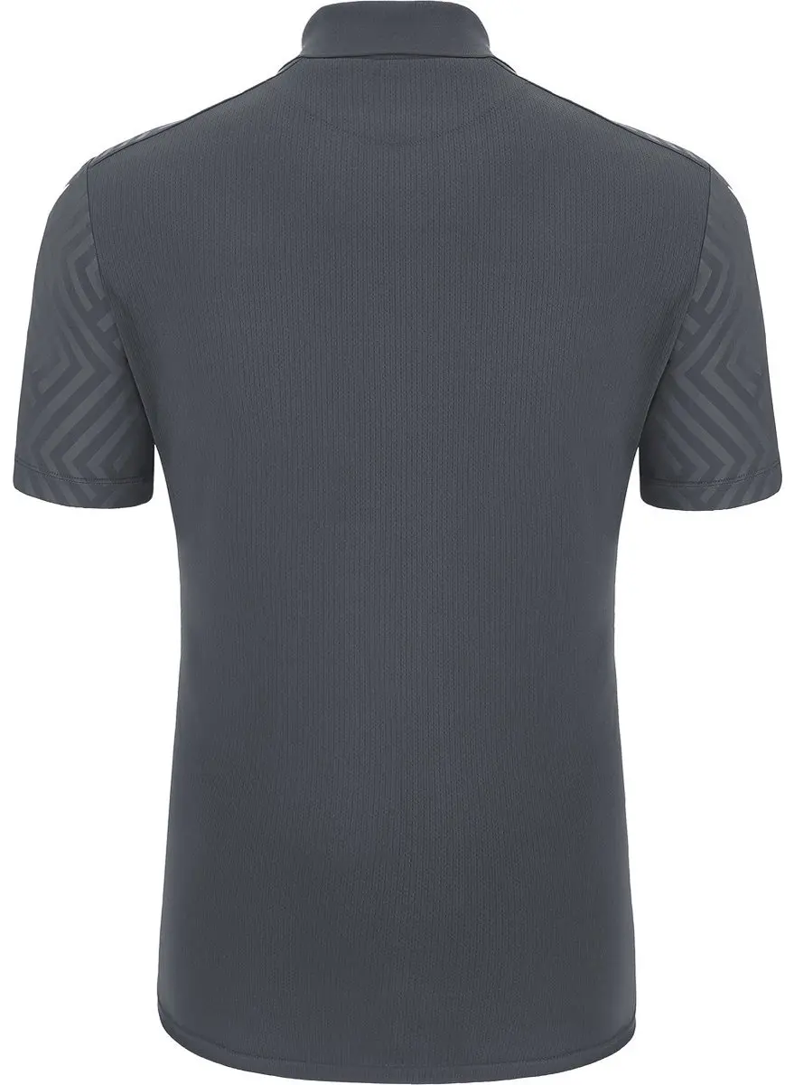 Macron Charon Eco Shirt Korte Mouw Heren - L - Antraciet - afbeelding 6 van 6