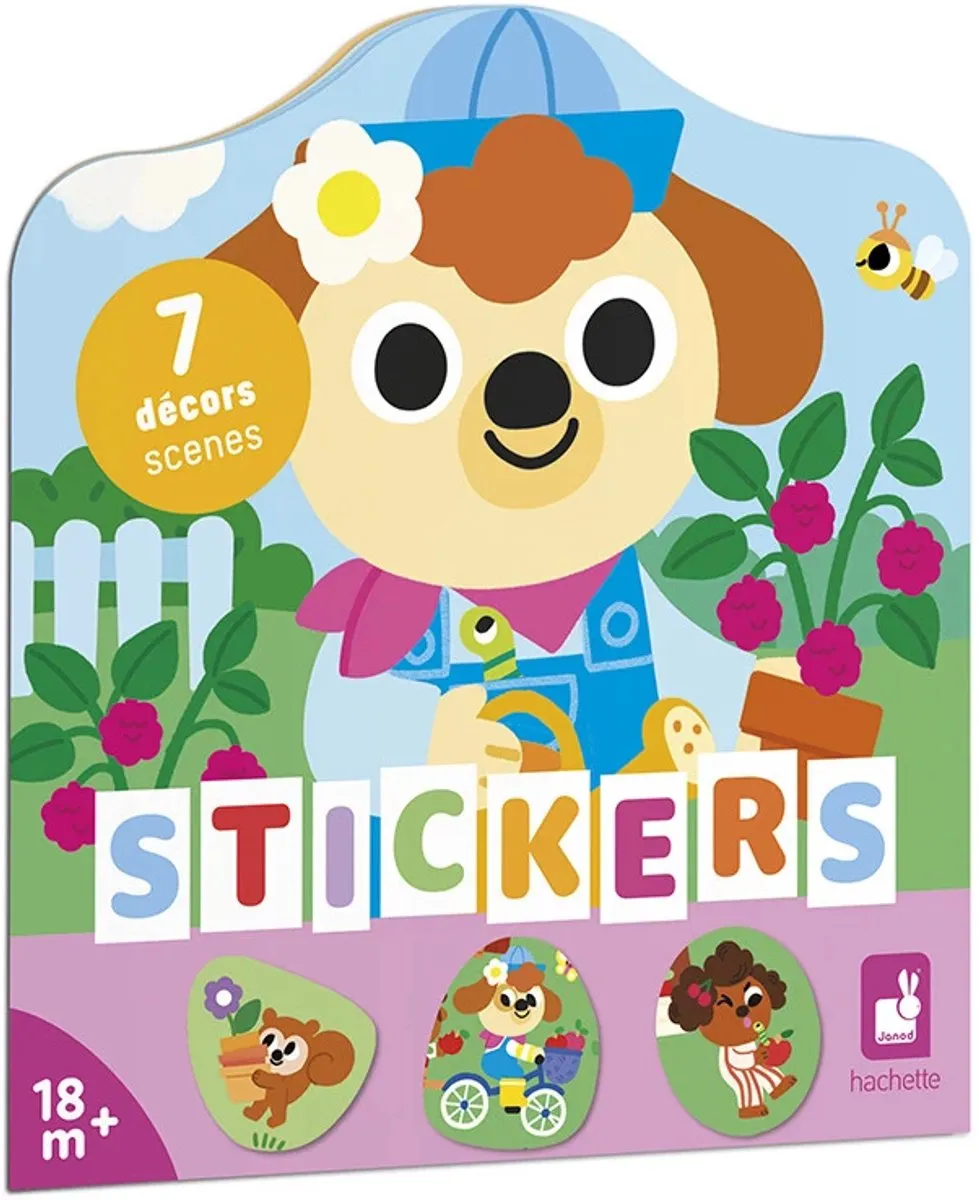 Janod Stickerboek De Tuin