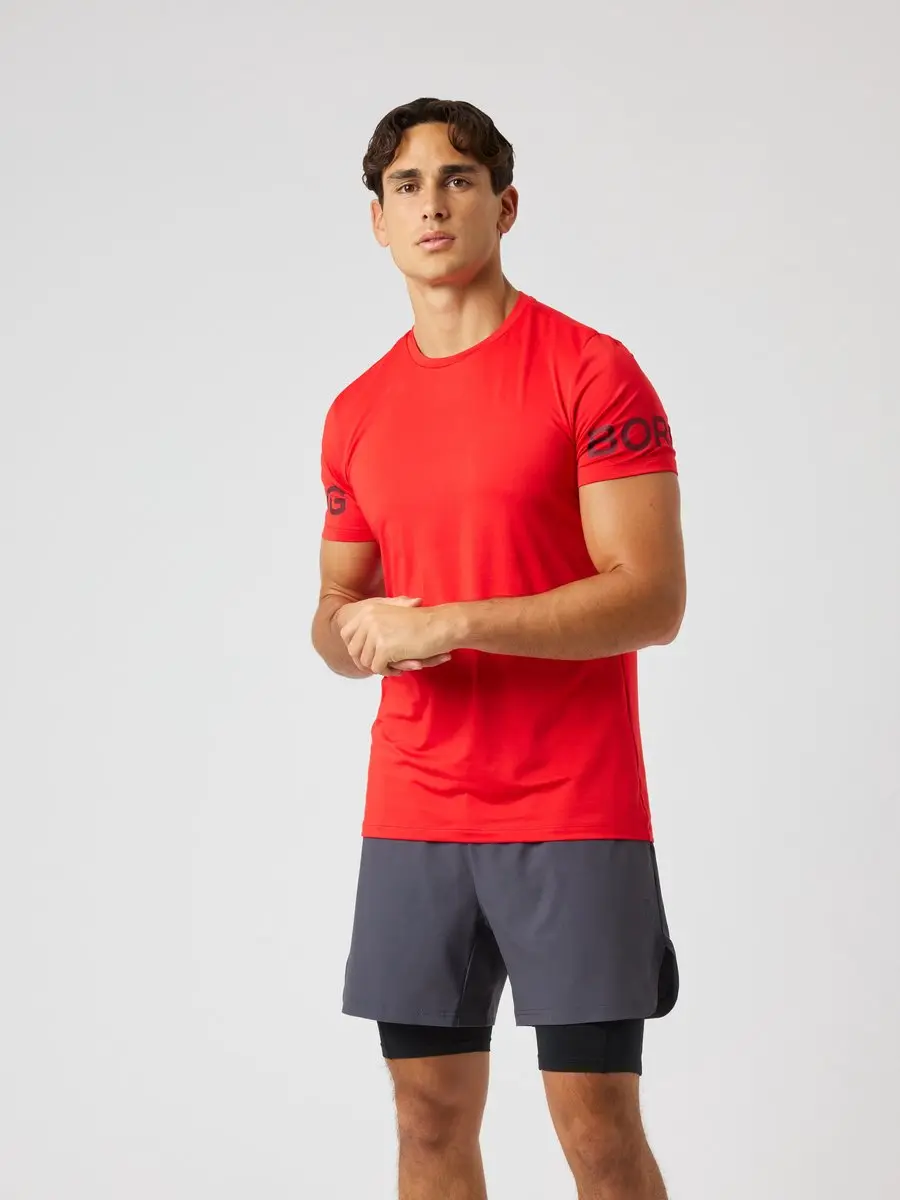 Björn Borg Heren Sportshirt Korte Mouw