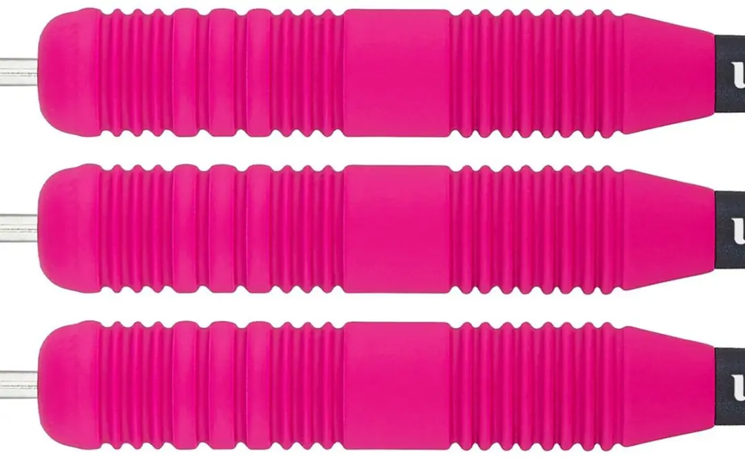 Unicorn Core Plus Rubberised Dartpijlen 3 Stuks - Roze