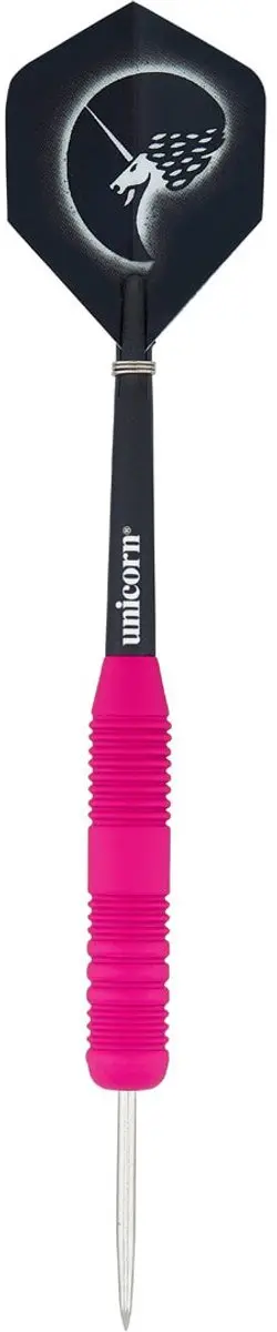 Unicorn Core Plus Rubberised Dartpijlen 3 Stuks - Roze