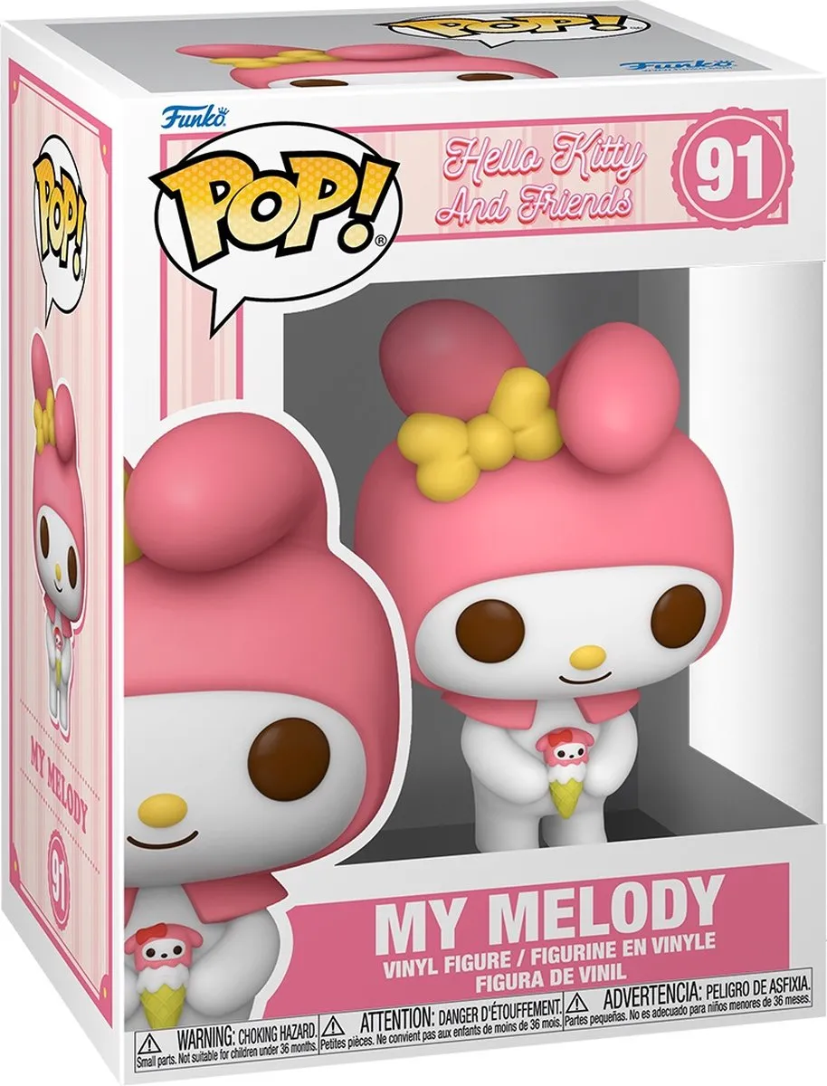 Funko Pop Sanrio Hello Kitty & My Melody #91 - Multi