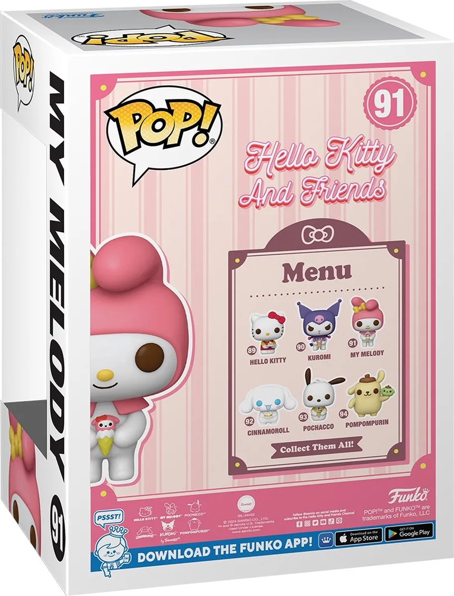 Funko Pop Sanrio Hello Kitty & My Melody #91 - Multi
