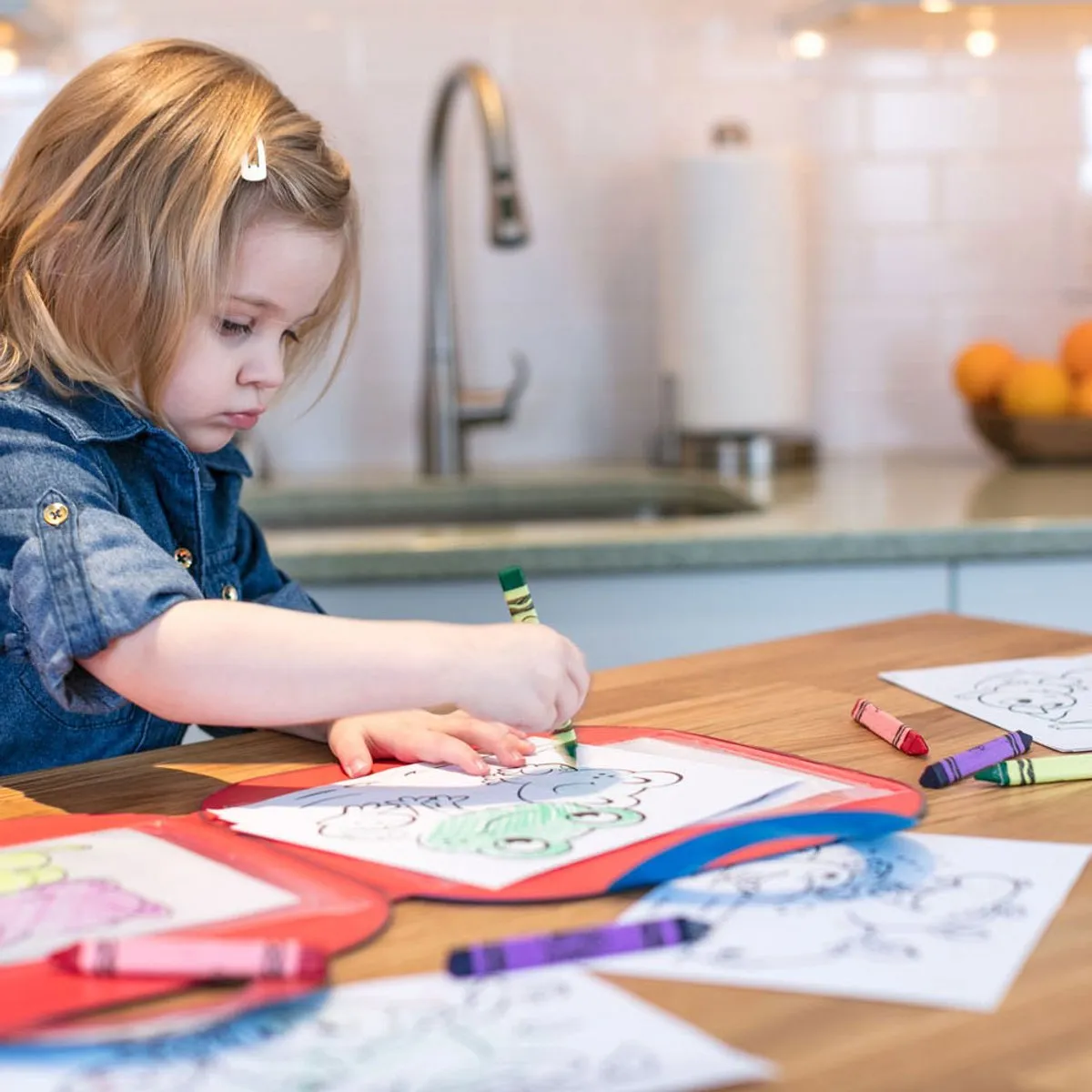Crayola Mini Kids Afwasbare Dry-Erase Activiteitenmat - Veelkleurig