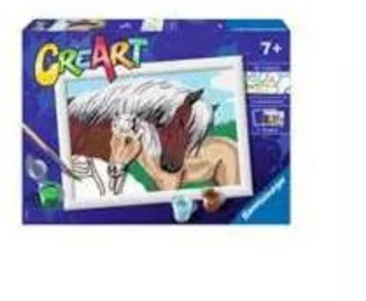 Ravensburger CreArt Mother & Foal Schilderen op nummer - 15 Kleuren - Multicolor