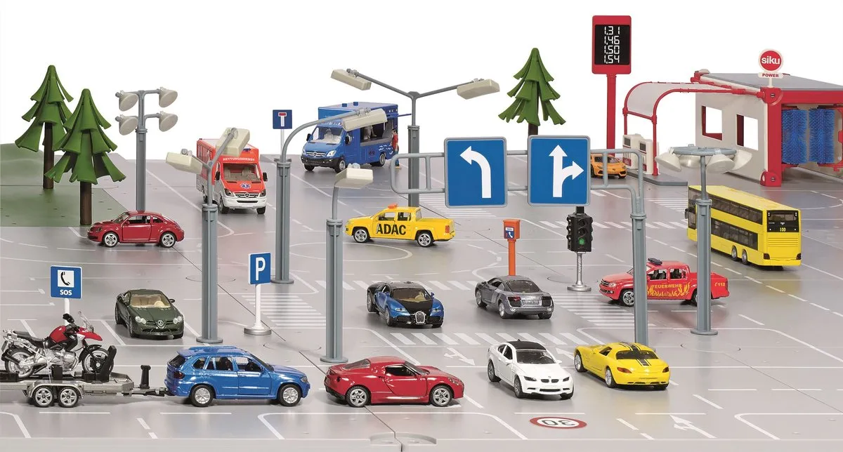 SIKU 5594 Verkeersborden & Verkeerslichten - Grijs